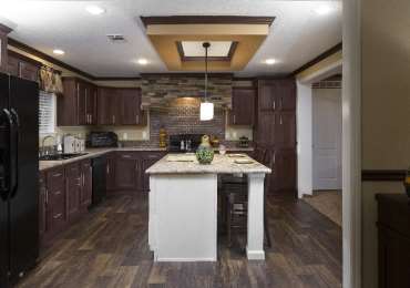 Model Mobile Home E73-35 Kitchen View
